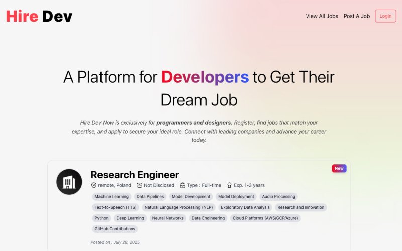 hiredevnow