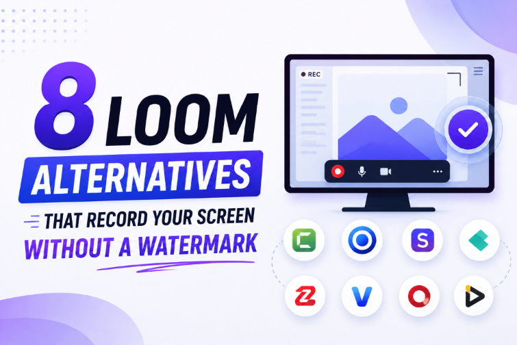 8 Loom Alternatives That Record Your Screen Without a Watermark 