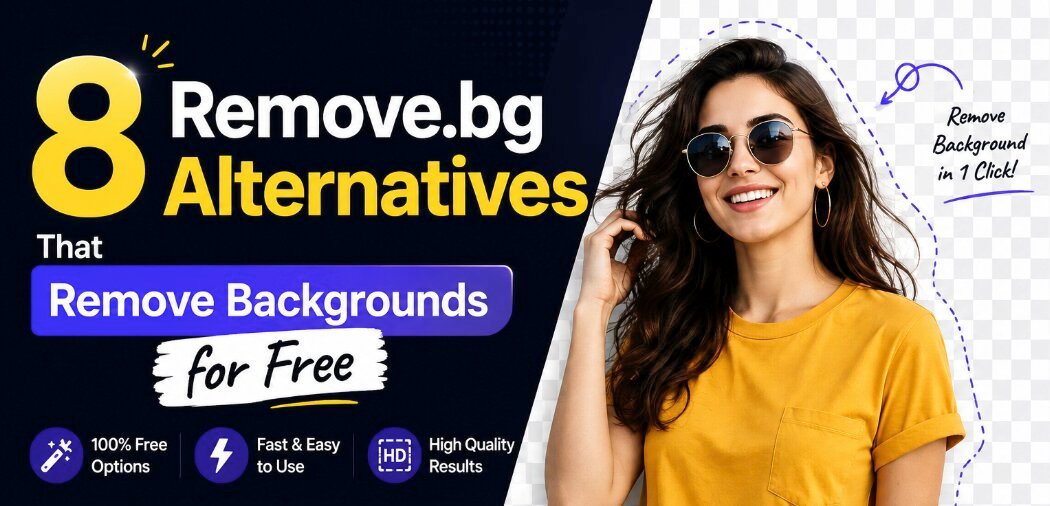 8 Remove.bg Alternatives That Remove Backgrounds for Free — No Credits Required