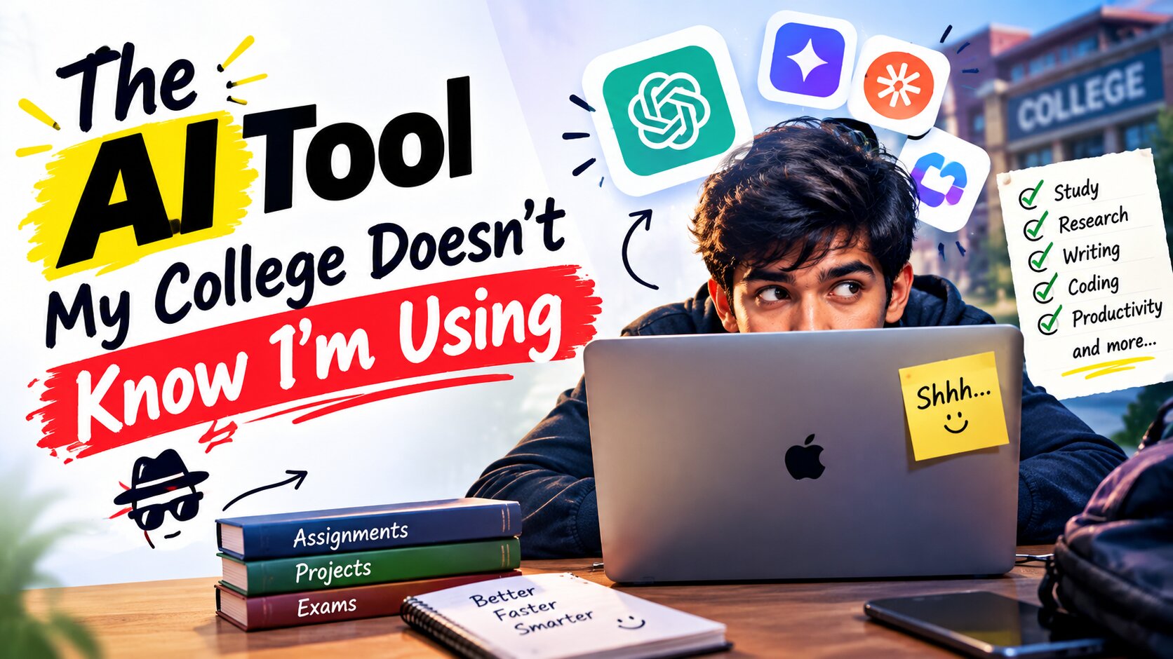 College को पता नहीं, ये AI Tool मैं Use कर रही हूँ