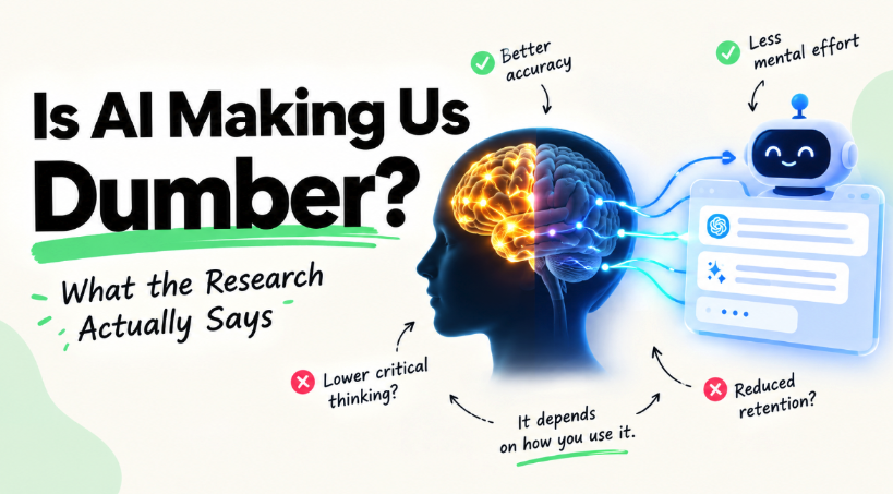 Is AI Making Us Dumber? — What the Research Actually Says