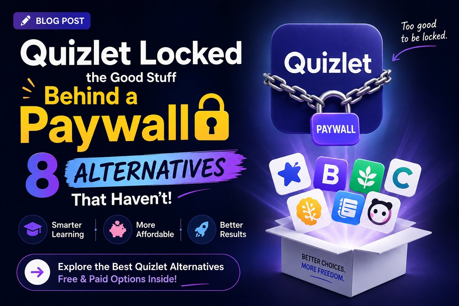 8 Quizlet Alternatives That Actually Work Without a Subscription