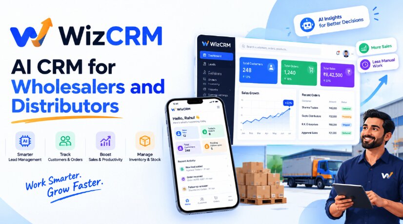 WizCRM — The AI-First CRM Built for Wholesalers and Distributors