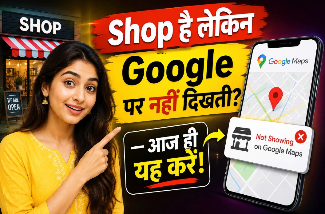 Shop है लेकिन Google पर नहीं दिखती? — आज ही यह करें