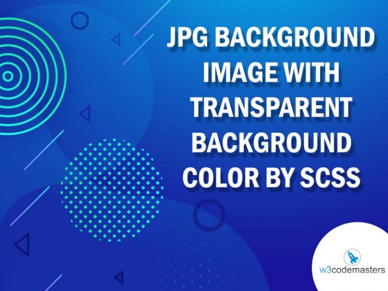 JPG background image with transparent background color by scss