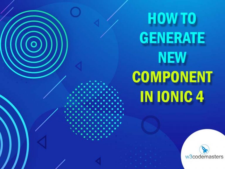 component in ionic 4