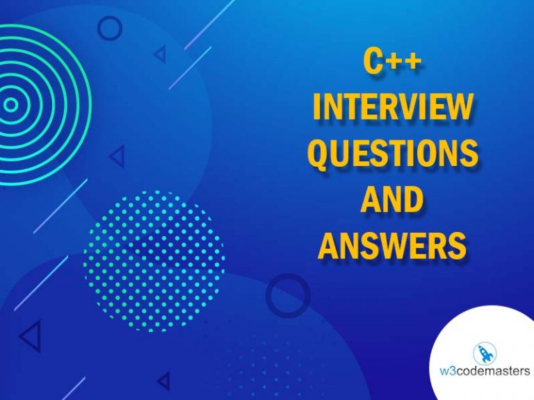C++ Interview Questions And Answers