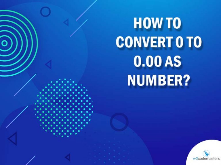 How To Convert 0 As Number