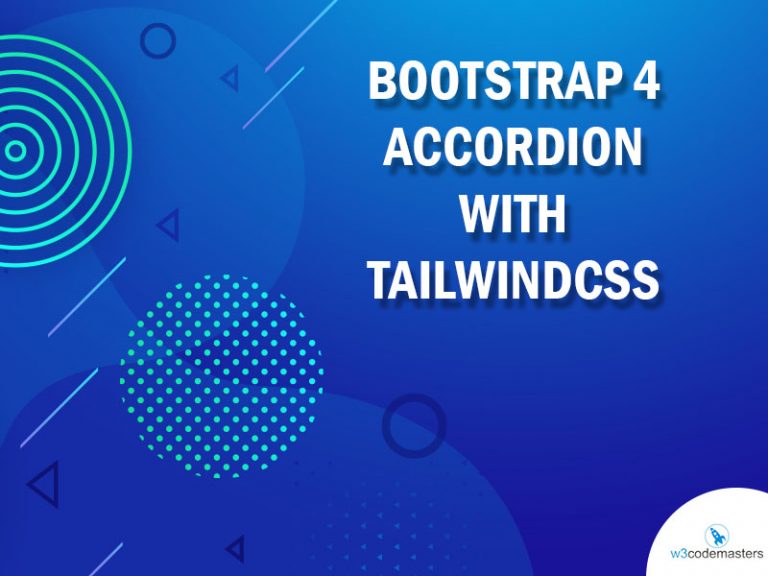 Bootstrap 4 Accordion With Tailwindcss
