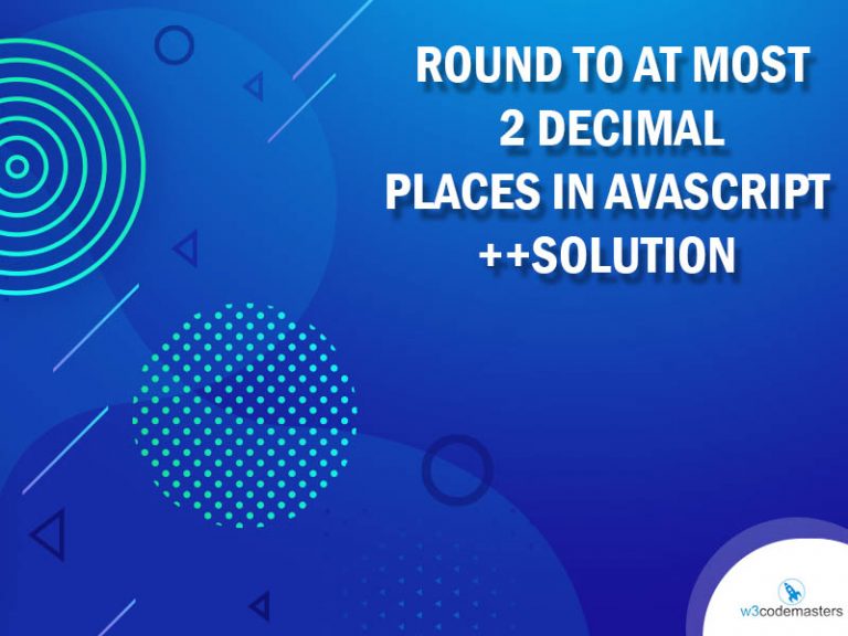Round to at most 2 decimal places In JavaScript